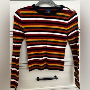 Forever 21 Multi colored Stripped Sweater Top